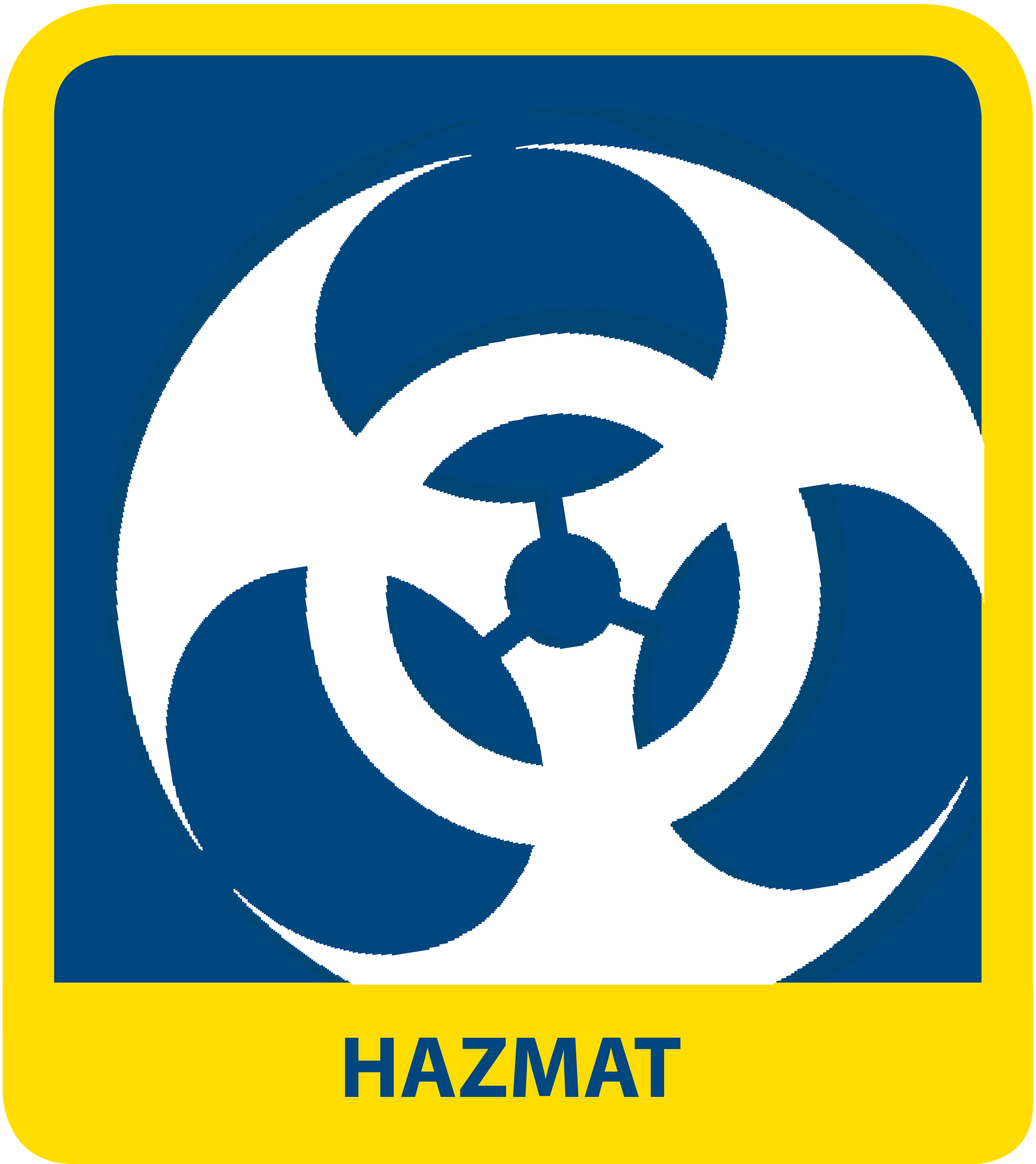 icon reads HAZMAT